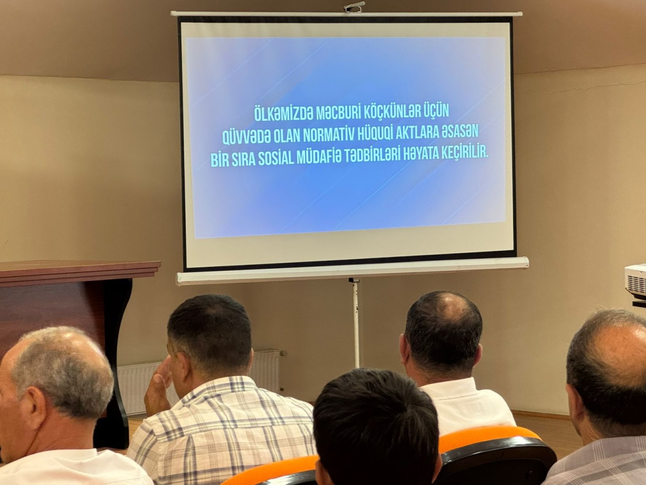 Ağdərə sakinləri mina təhlükəsi ilə bağlı maarifləndirildi - FOTOLAR